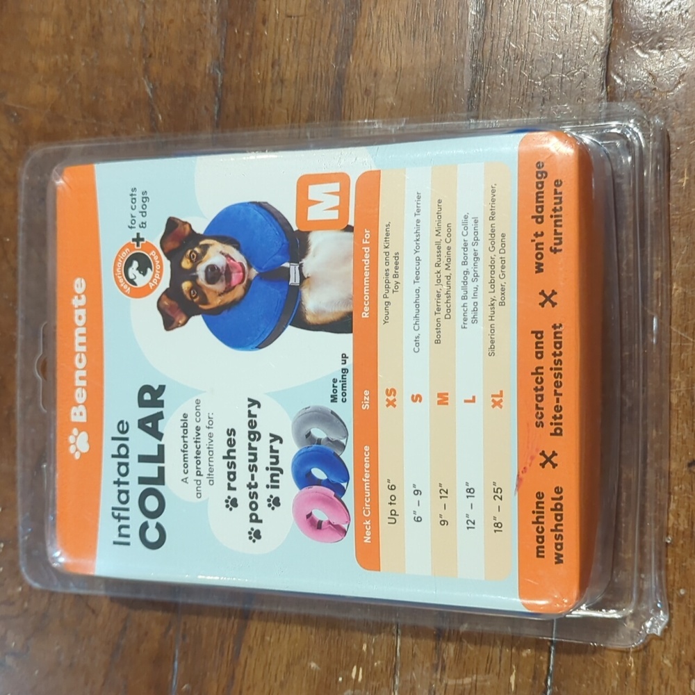 Bencmate inflatable dog collar